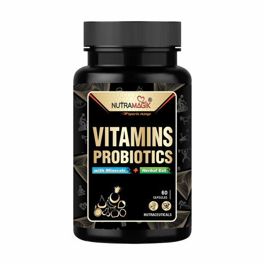 Nutramagik Multivitamin Multi-mineral, Antioxidant, and Probiotics with Herbal e