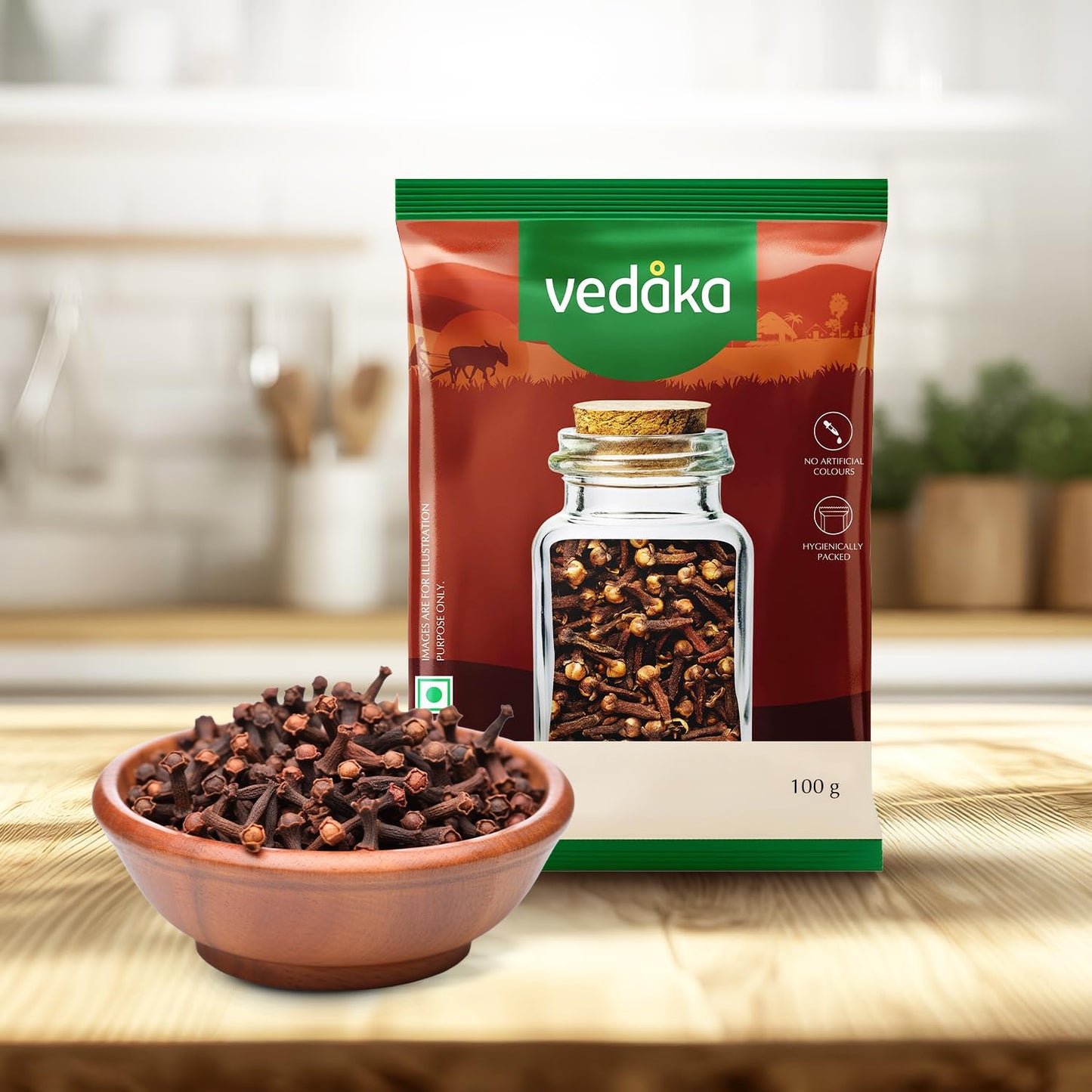 Amazon Brand - Vedaka Clove (Laung), 100g