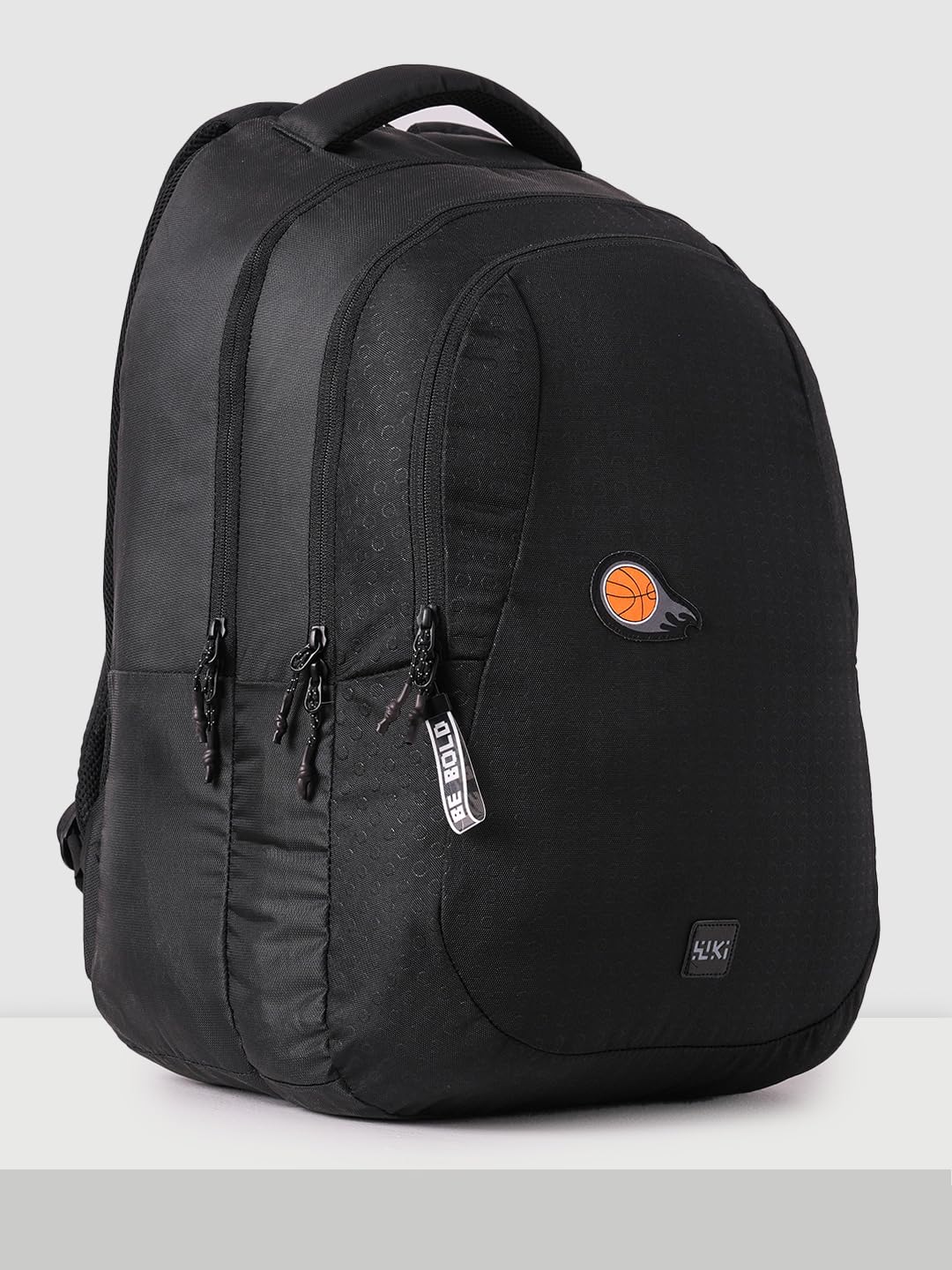 Wiki Stylish Unisex Backpack 5 Durable & Lightweight backpack for Men & Women | Backpack for Office, Gym, Travel (46.5 Litre, Black)