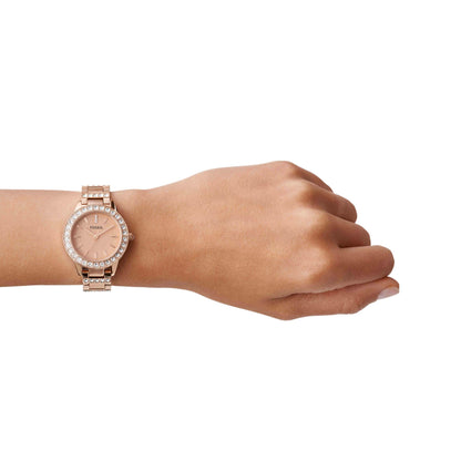 Fossil Women Jesse Analog Rose Gold Dial Watch - ES3020