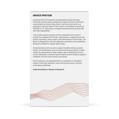 Unived Complete Protein - 25g Pea & Yeast Protein | PDCAAS 1.0 Complete Amino Acids | 6 Digestive Enzymes | (Box of 8, Chocolate)