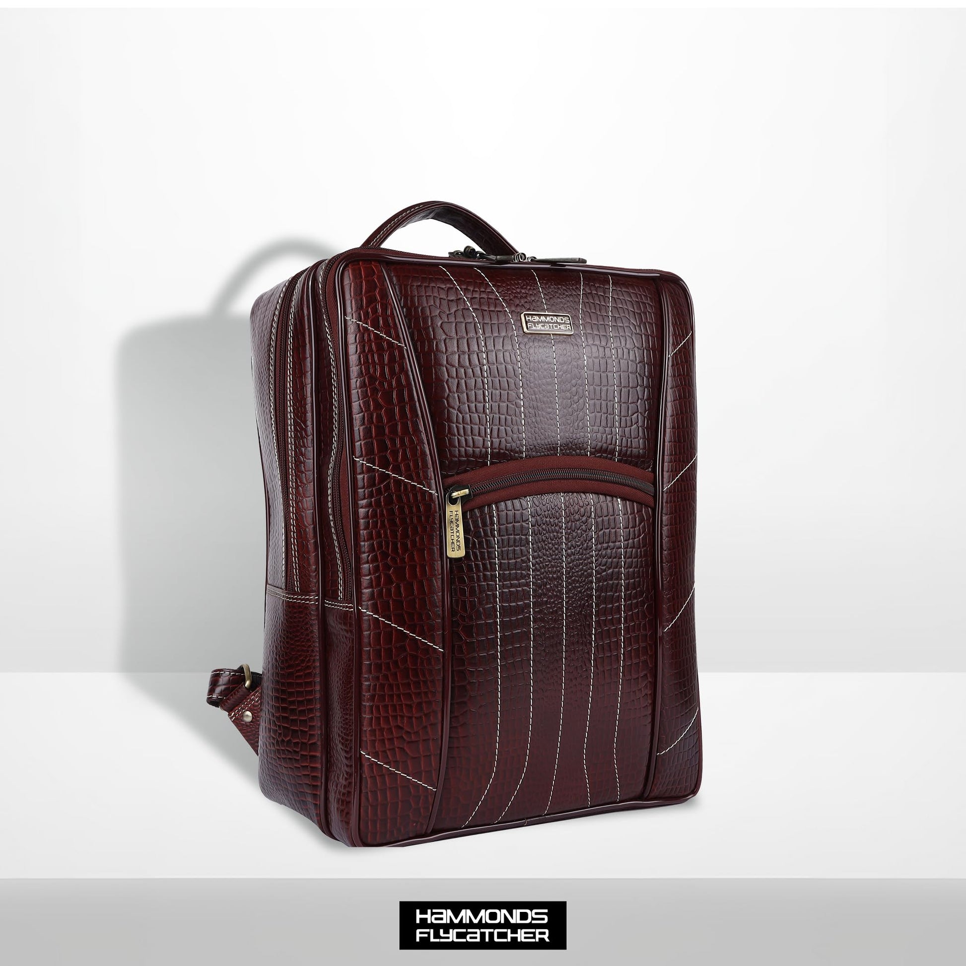 HAMMONDS FLYCATCHER Genuine Leather Laptop Backpack for Unisex - Stylis- image 9