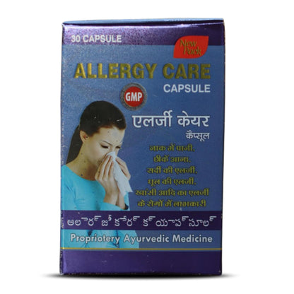 Life Care Ayurvedic Allergy Care Capsules, Natural Herbal Supplement, 30 Capsules