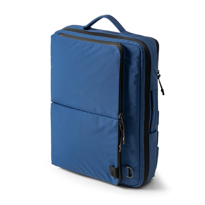 DailyObjects Pivot Convertible Briefpack Bag (16L) |Unisex|Fits 13/14/15.6 inch Laptop/Macbook Pro/Air|Lightweight|Stylish Backpack|Office/Daily Use/Travel|Multi Pocket|Adjustable Strap-Blue