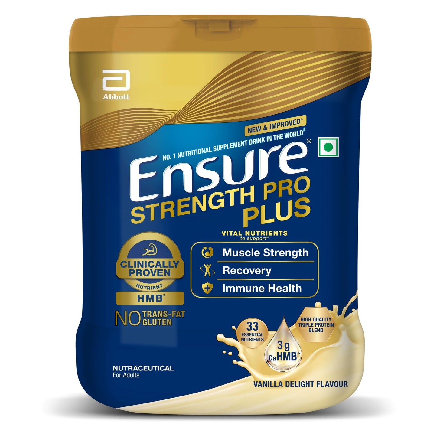 Ensure Plus Powder - 1 Kg (Vanilla), Blue