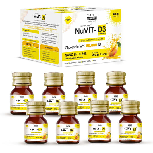 The Old Natural Nuvit D3 Vitamin D3 60000 Iu I Cholecalciferol Vitamin D3 Oil 60
