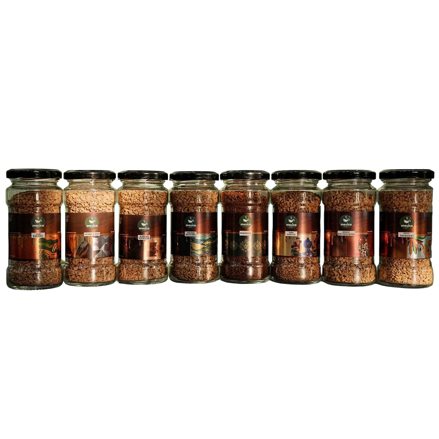 MEUCO & BEANS Be Ziddi With Espresso Instant Coffee 50g Jar | Intense & Aromatic Blend | Strong Yet Smooth Taste | Premium Coffee Powder | Quick Dissolve | Hot & Cold Coffee
