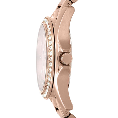Fossil Analog Gold Dial Women's Watch - ES2811