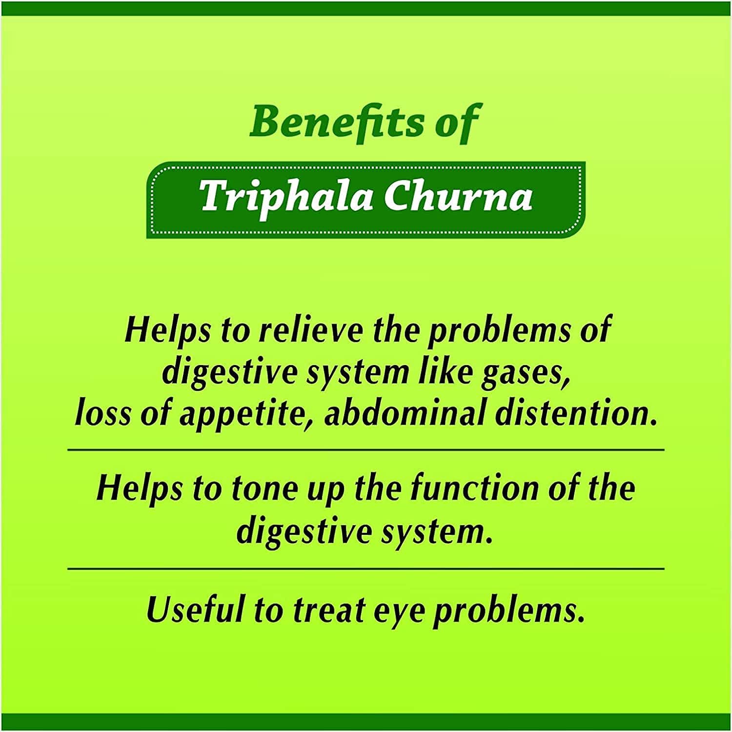 Baidyanath Asli Ayurved Nagpur Triphala Churna I Ayurvedic Remedy For G- image 4