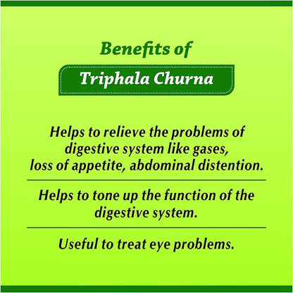 Baidyanath Asli Ayurved Nagpur Triphala Churna I Ayurvedic Remedy For G- image 4