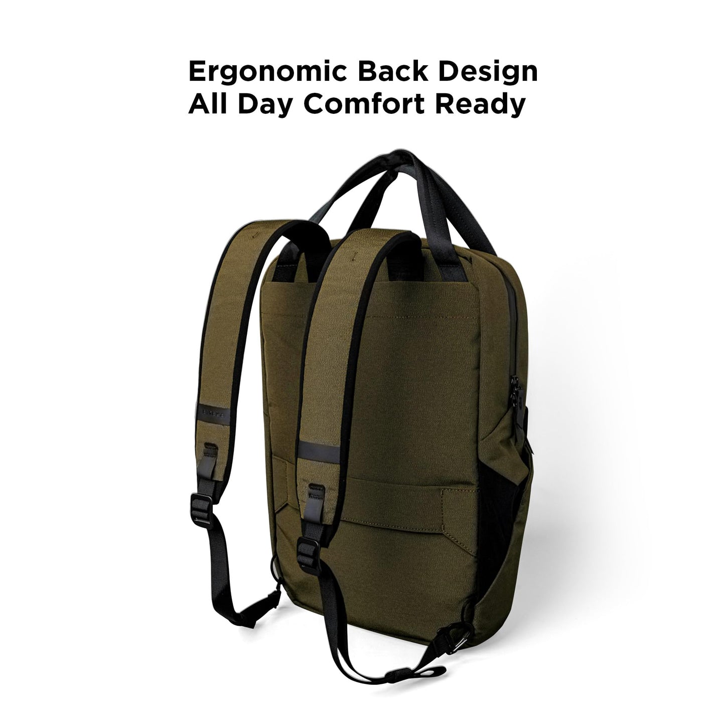 ALPAKA Bravo Totepack Axoflux 300D - Convertible Tote and Backpack - Fits 16-inch Laptop - Weatherproof Fabric 13 Liters, Green, Medium, Tote Bag,sleek