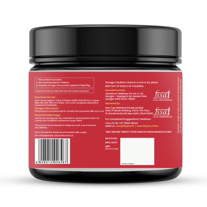 Fitspire Super Gold BCAA For Men & Women | 5.2 Gram BCAAs | Zero Added- image 2