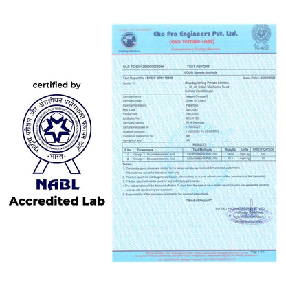 RawRX Vegan Omega 3 Fatty Acid Capsules, 30 Vegetarian Caps (30 Days Su- image 5