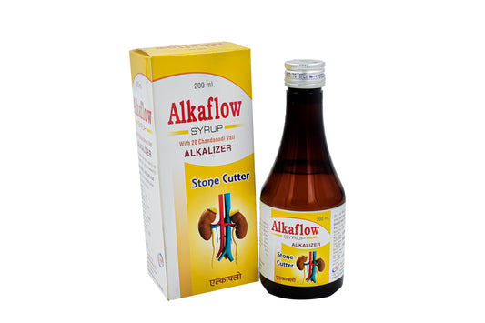 Alkaflow Syrup by Ayurved Bharti | Herbal Urinary Alkalizer Support Formula | 200 ml Each, Pack of 2 | Ayurvedic Liquid Supplement