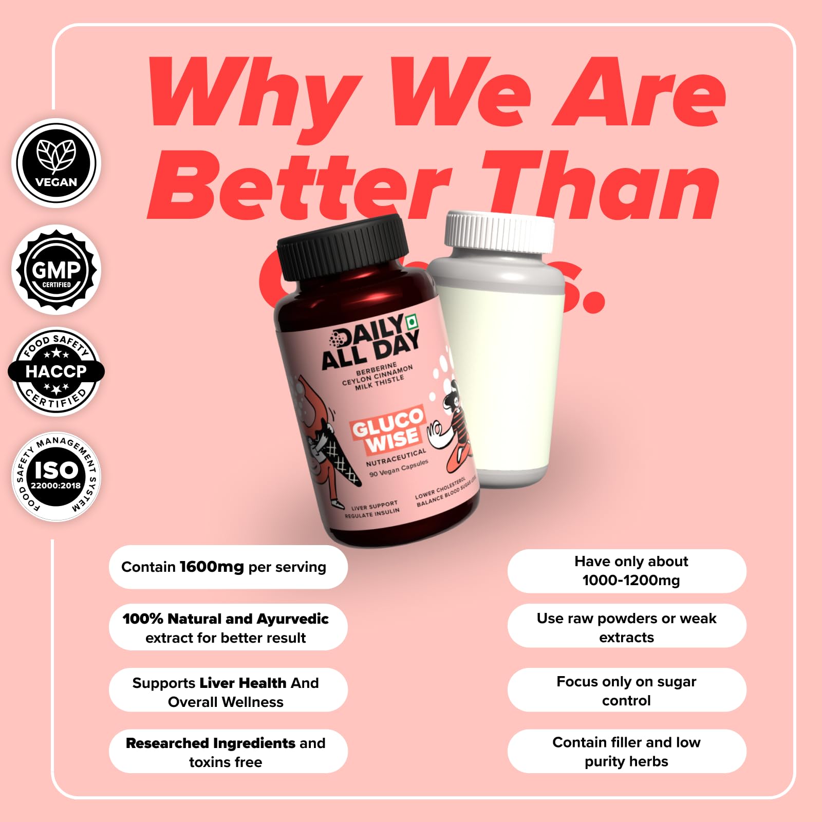 Daily All Day Berberine Supplements for Diabetes care, Berberis Aristat- image 3