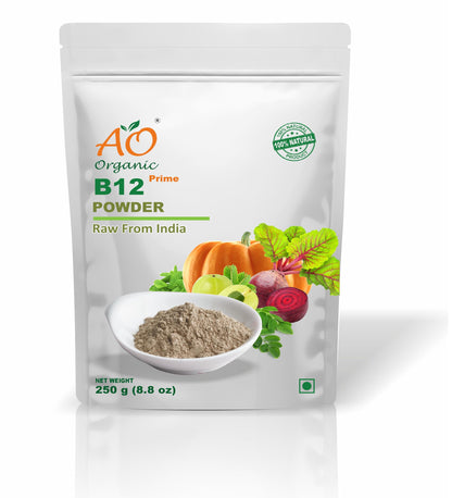 AAYUSH ORGANIC Vitamin B 12 POWDER For Men & Women | Plant Based Vitamin B12 Supplement Helps In Leg Pain, Numbness, Constipation, Memory Loss And Weakness