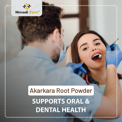 Nimadi Zone Akarkara Root Powder | Anacyclus Pyrethrum | Pellitory Root- image 4