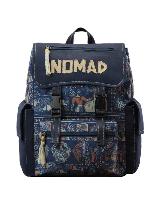 The Souled Store Nomad: Odyssey Backpacks | 21L Durable Canvas Laptop Bag for Men & Women | 15.5 Inch Padded Tech Sleeve & Breathable Air Mesh Back – Earthy Brown & Khaki
