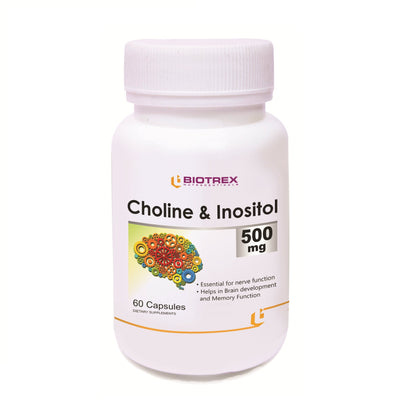 Biotrex Nutraceuticals Choline And Inositol 500mg - 60 Capsules