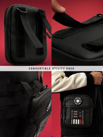 The Souled Store Darth Vader: Empire Gear Backpacks | Official Star Wars Merchandise | Premium Water-Resistant Laptop Bag with Sith Lord Graphic | Durable Urban Travel Rucksack for Men & Women