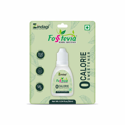 Zindagi Stevia Liquid Drops & Stevia Powder Sachets – Family Combo Pack