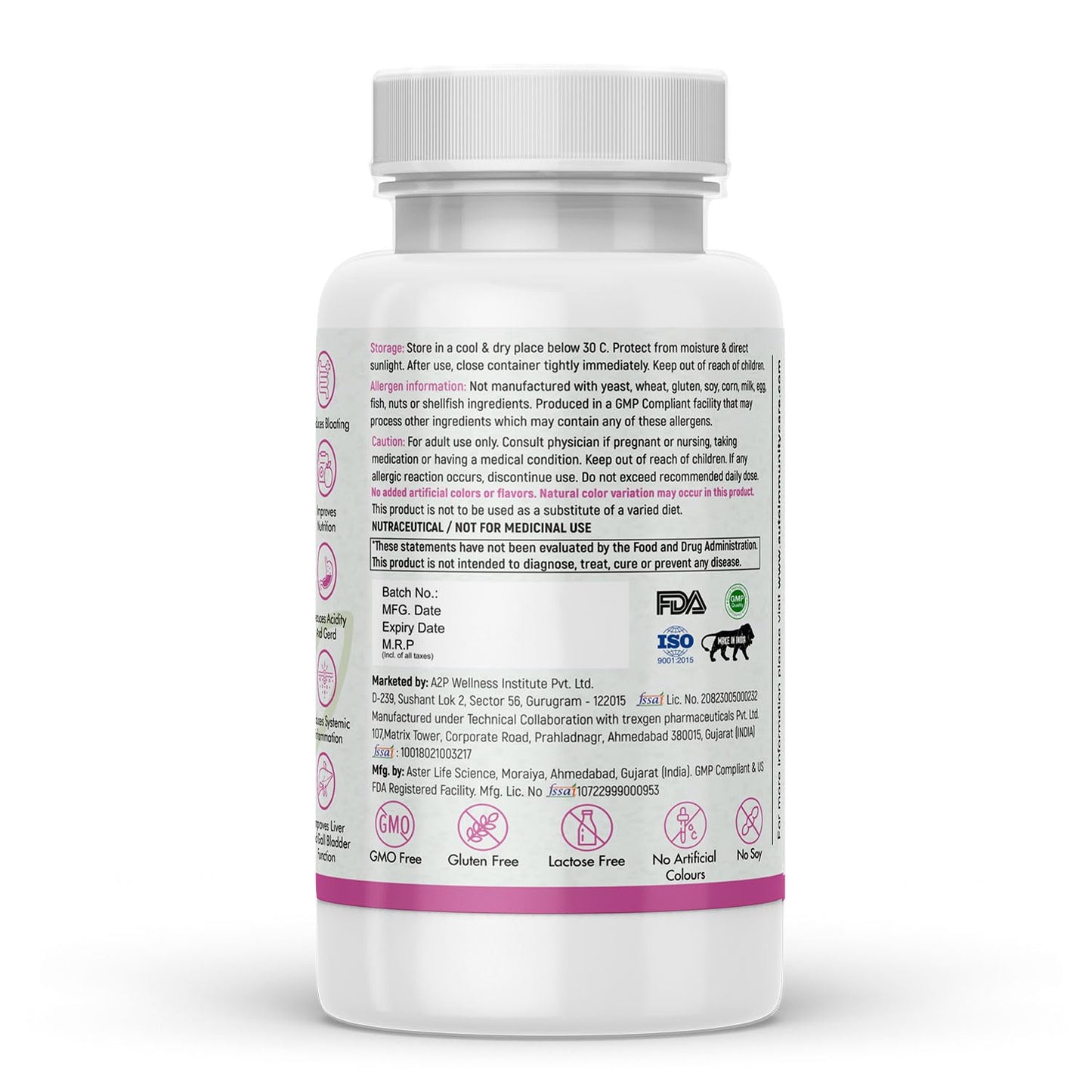 Autoimmunity Care Digest All Care – Complete Digestive Enzymes Supplement for Digestion | All-in-1 Enzymes for Digestion to Reduce Acidity, Bloating, Gas & gut Discomfort | Digestive Enzyme Tablets | 30 Caps (30 dose)