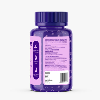 What’s Up Wellness MagBliss Magnesium Supplement| Magnesium Glycinate,Malate, Zinc & B6| Sleep, Cramps, Recovery, Nerve & Muscle Function| Men & Women| High Absorption & Clinically Proven| 60 Capsules