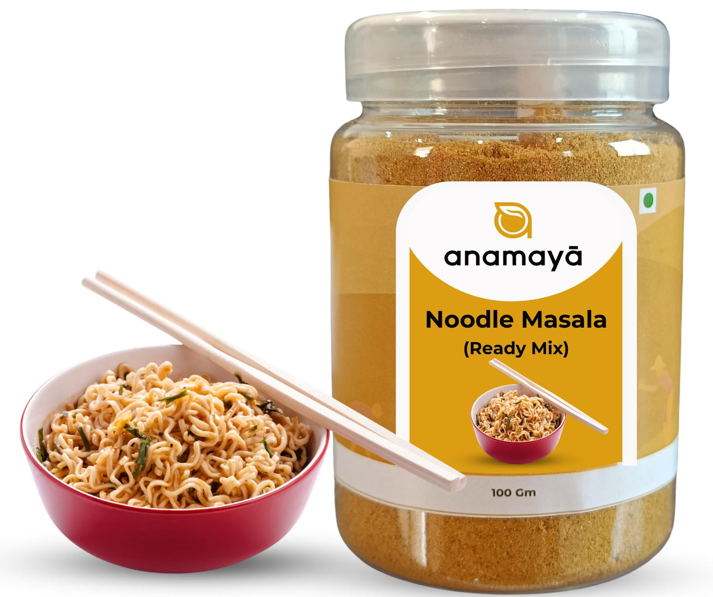 Anamaya Chowmein Masala | Desi Noodles Masala | Fried Rice Masala | Chowmin Masala Powder | Sweet and Spicy mix for desi style Chaumin | No MCG | 100 Gms | Pack of 1