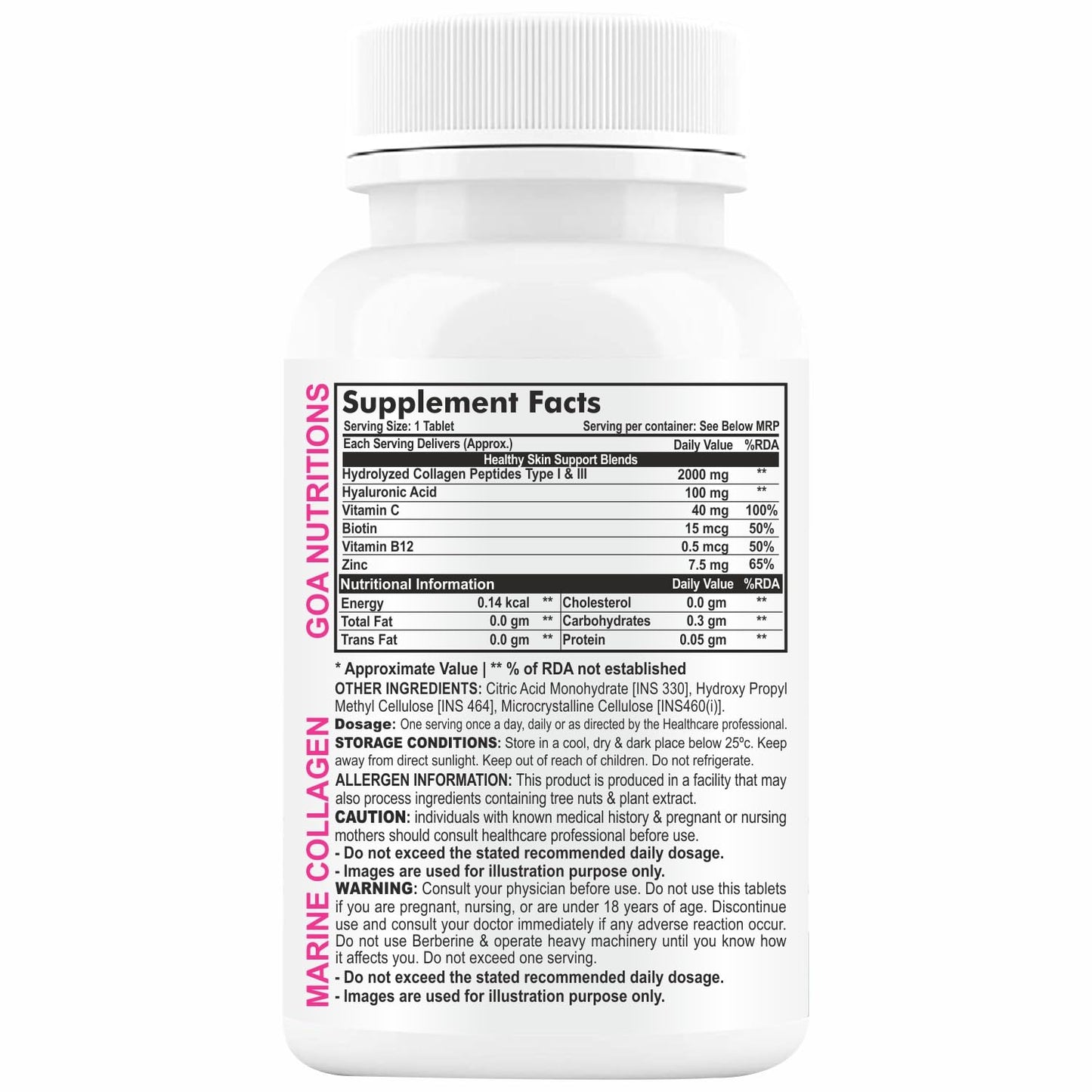 GOA NUTRITIONS Marine Collagen Powder for Skin, Hair Supplement for Men- image 7