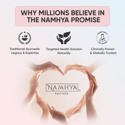 Namhya Kashmiri Kahwa Tea Bags | Boosts Mood & Energy | Aids Digestion | Rich in Antioxidants | Saffron, Cardamom, Cinnamon & Cloves | Balances Vata & Pitta | Natural & Preservative-Free | 25 Tea Bags (25 Cups)