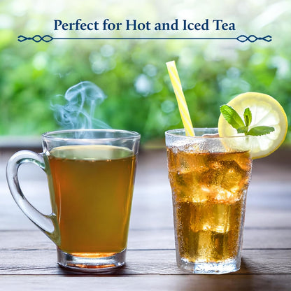 Blue Nectar Cinnamon Loose Green Tea Leaves | Metabolism Booster Himalayan Green Tea in Air-Tight Glass Jar | Includes Free Tea Infuser (65g)
