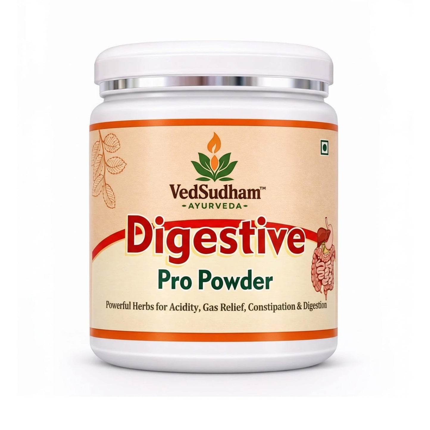 Vedsudham Ayurvveda Digestive Pro Powder for Gas Relief, Acidity Relief, Ayurvedic Digestive Health Care | Fast-Acting, Gentle & Effective Help Relief for Bloating & Acidity | Suitable for Men & Women (300 Gram)