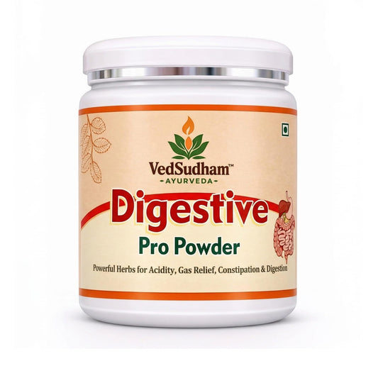 Vedsudham Ayurvveda Digestive Pro Powder for Gas Relief, Acidity Relief, Ayurvedic Digestive Health Care | Fast-Acting, Gentle & Effective Help Relief for Bloating & Acidity | Suitable for Men & Women (300 Gram)