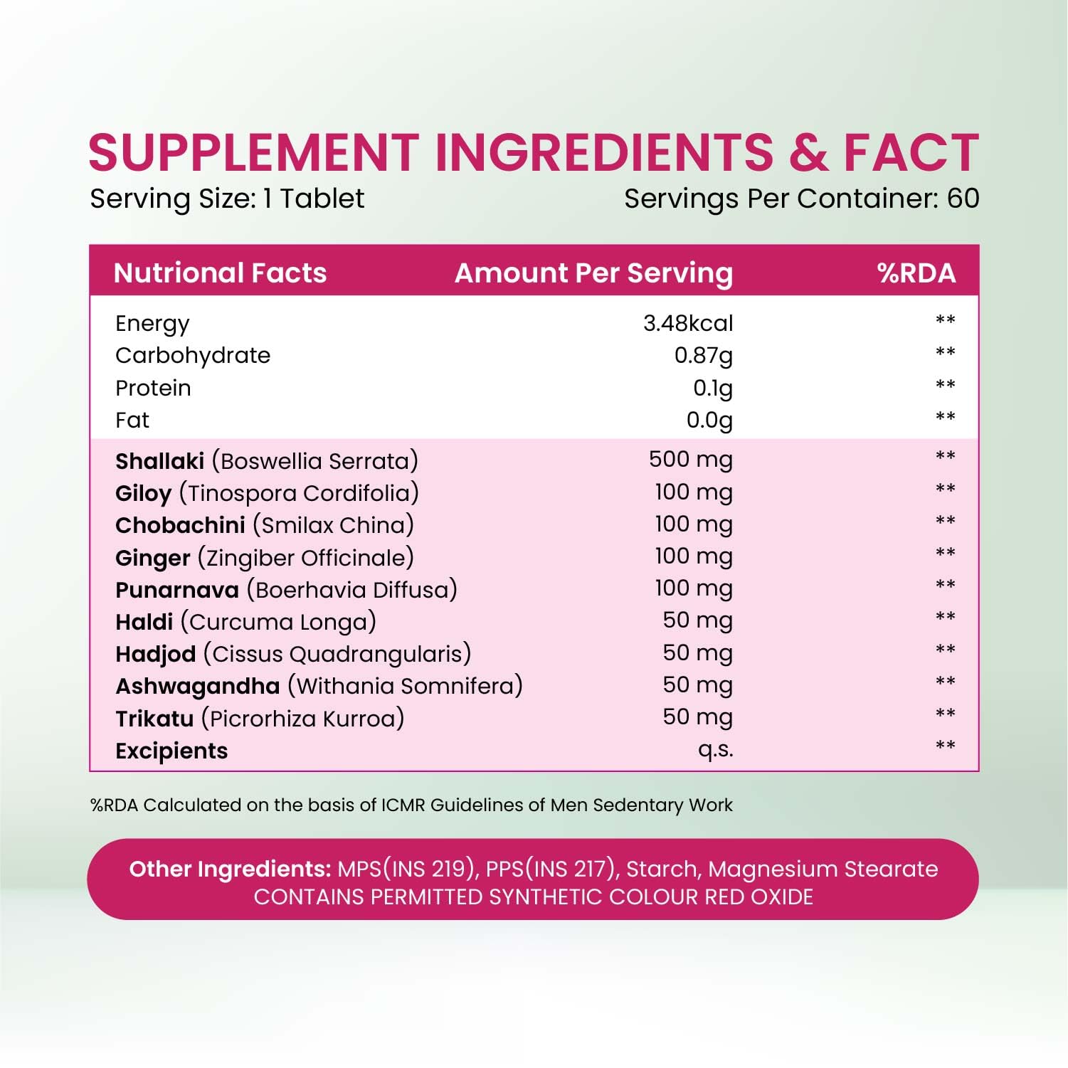 Vlado’s Himalayan Organics Plant Based Joint Support With Boswellia Ser- image 8