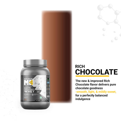MuscleBlaze Biozyme Performance Whey Protein Powder, Rich Chocolate (1k- image 7