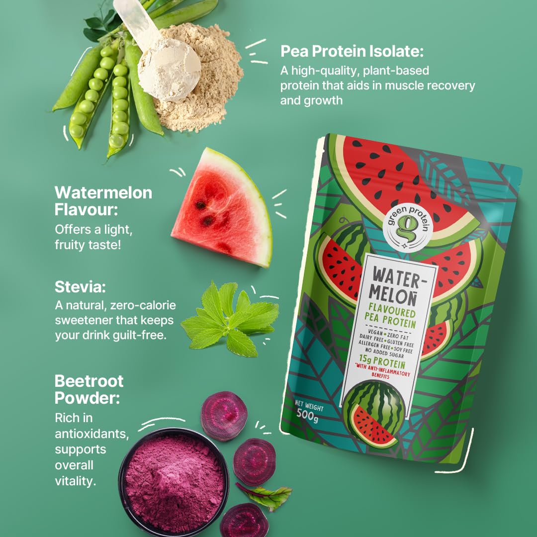 GREEN PROTEIN Pea Protein Isolate Powder, Vegan Plant Protein, No Added- image 6