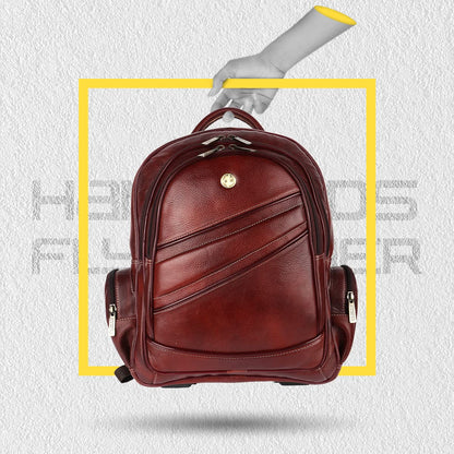 HAMMONDS FLYCATCHER Unisex Genuine Leather Laptop Backpack Bag & Padded- image 8