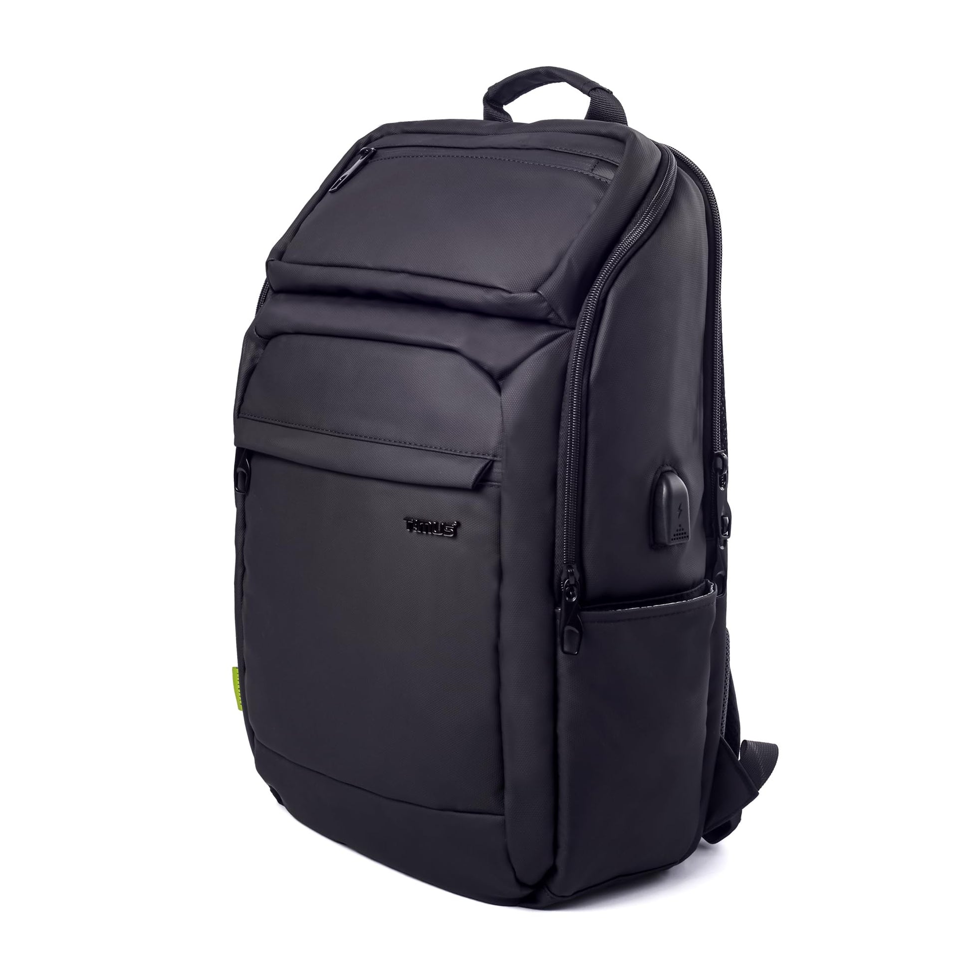 Timus Tokyo Black Professional Laptop Backpack for Men & Women 28 L with 15.6 In