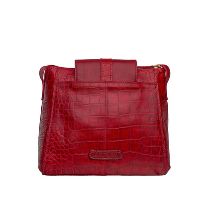Hidesign Women Sling Bag (Red)
