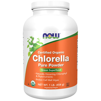 NOW Foods Chlorella Pure Powder, 1 Pound