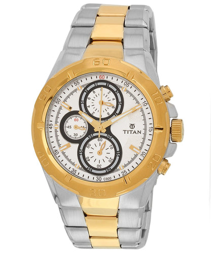 Titan Synthetic Octane Unisex Analog Watch - 9308Bm01, Black