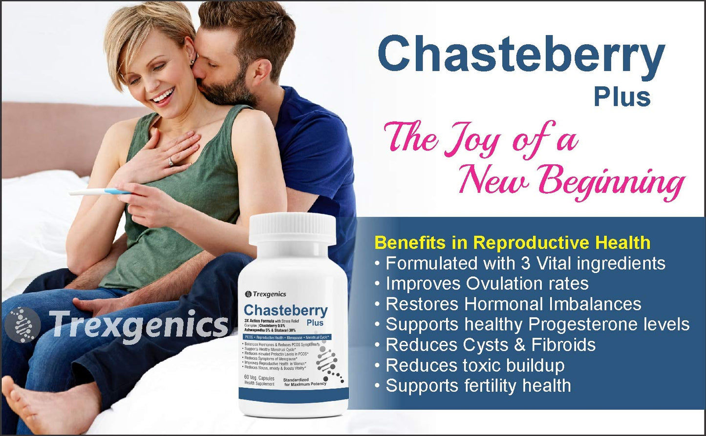 Trexgenics CHASTEBERRY PLUS Women's health formula with Chasteberry, As- image 3