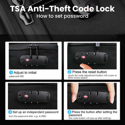 TECPHILE AirPack Backpack with Vacuum Compression 60L Large Capacity Expandable Bag, 19” Laptop Compartment, Waterproof, TSA Lock, Anti-Theft, Charging Port Electronic Weighing Handle (with Pump)