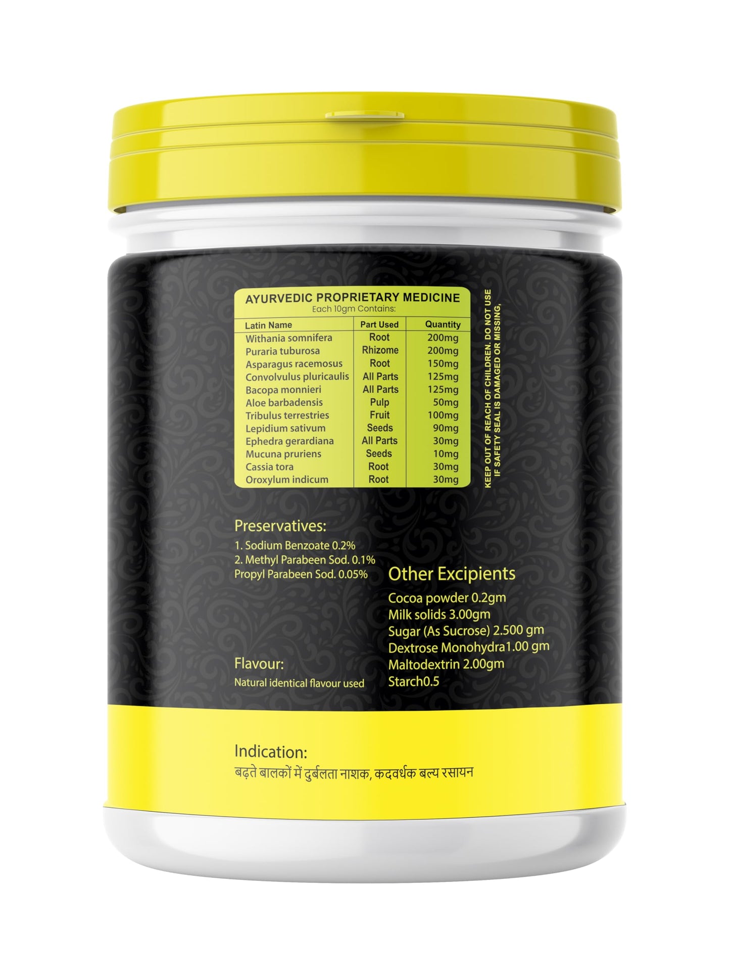 Shrichitt Ayurveda Kaya Vardhak Herbal Nutrition Powder for Weight & Muscle Support | Belgian Chocolate Flavour | 200g (Pack of 1)
