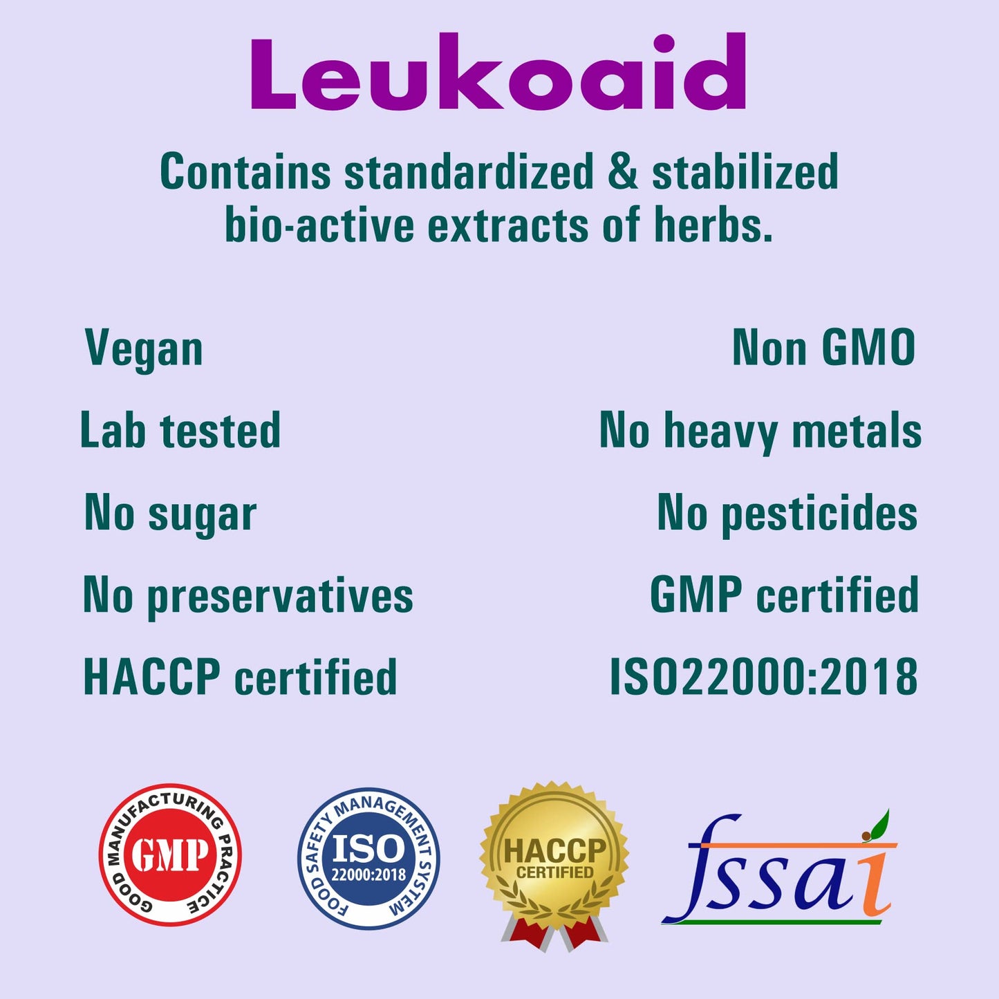 GYNESUTRA Leukoaid,herbal supplement for discharge in Women,60 vegetarian Tablets(1000 mg)