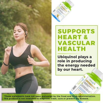 Haleup 99% Spermidine Trihydrochloride with Resveratrol| For Healthy Ageing | Autophagy| Cell Renewal | Immunity| Skin and Hair | Cognitive Support (1 pack X 60s count)