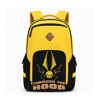 Nasher Miles x Harry Potter Miles Hooperpack Backpack | Polyester Laptop Backpack 29L | Ideal for Office, College, School & Travel | Men, Women, Boys, Girls (Yellow)