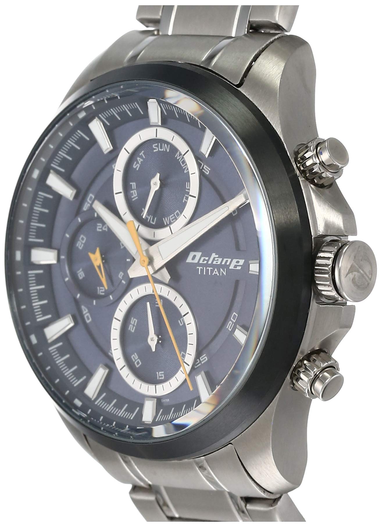 Titan Octane Active Analog Blue Dial Men's Watch NM90104KM01/NN90104KM0- image 6