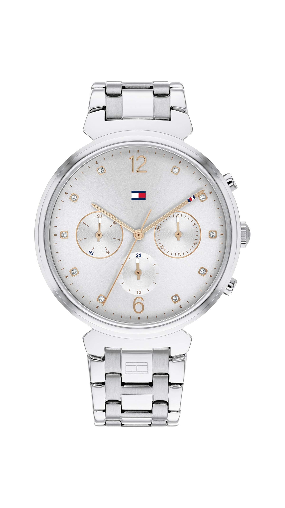 Tommy Hilfiger Quartz Analog with Grey Dial Silver Stainless Steel Strap Watch for Men - TH1782346W