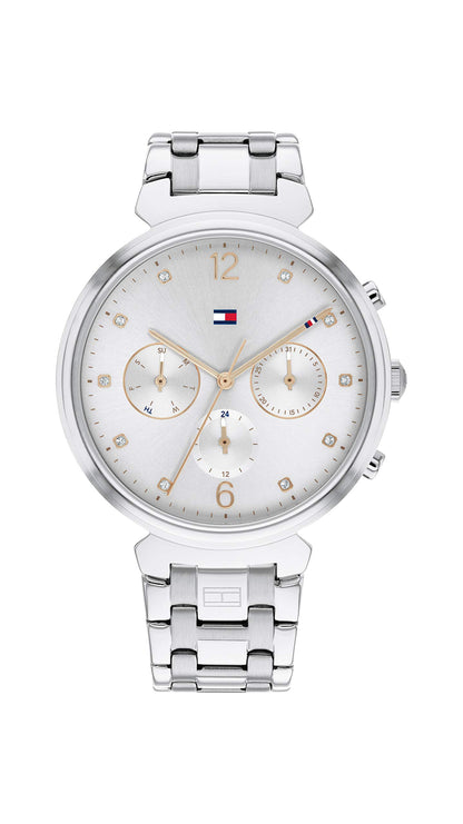 Tommy Hilfiger Quartz Analog with Grey Dial Silver Stainless Steel Strap Watch for Men - TH1782346W